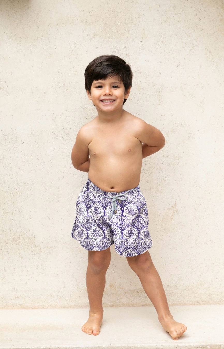 Blue Trival Boy Trunk