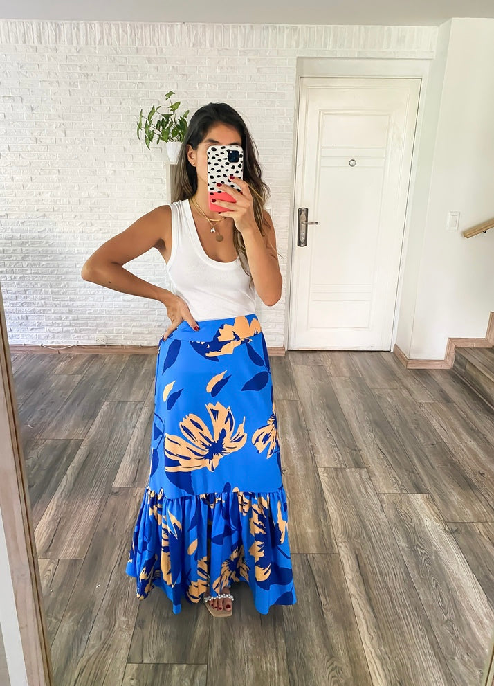 Skirt Electric Blue