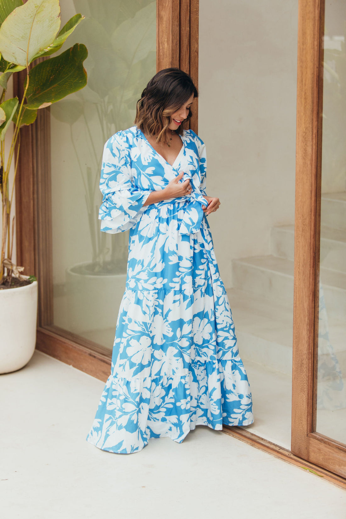 Blue Mist Kymono Dress